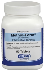 Methio-Form Chewables (DL-Methionine) 50 Tablets