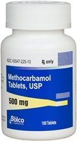 Methocarbamol 500 mg, 100 Tablets