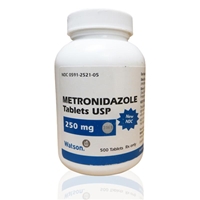 Metronidazole 250 mg, 100 Tablets