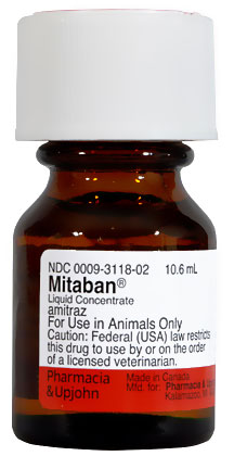 Mitaban (Amitraz) Liquid, 10.6 mL