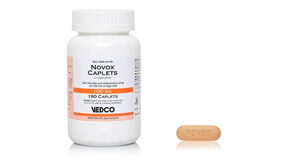 Novox (Carprofen) 100 mg, 180 Caplets