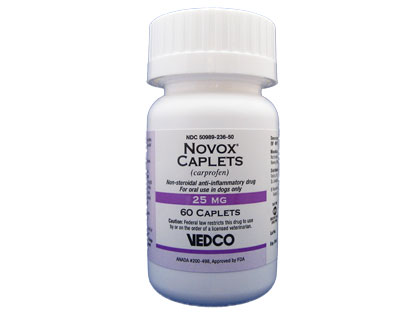 Novox (Carprofen) 25 mg, 60 Caplets