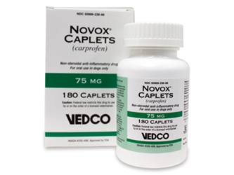 Novox (Carprofen) 75 mg, 180 Caplets