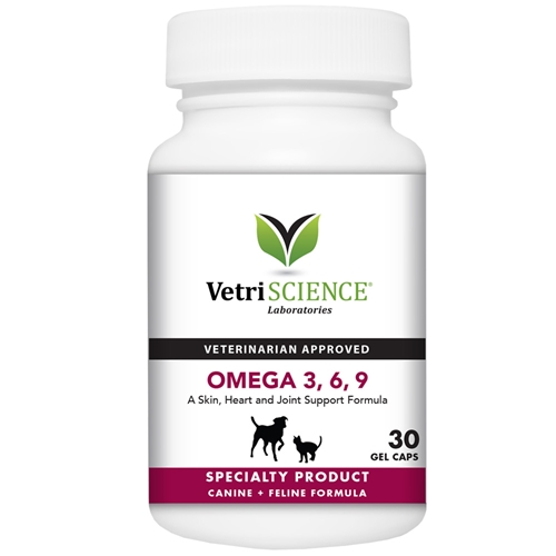 Omega 3,6,9 for Dogs and Cats, 30 Soft Gels