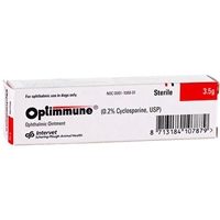 Optimmune (Cyclosporine) Ophthalmic Ointment, 3.5 gm