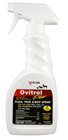 Ovitrol Plus Flea, Tick, and Botfly Spray, 16 oz