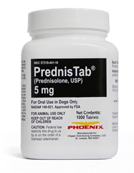 PrednisTab [Prednisolone] 5 mg, Single Tablet