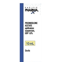 Prednisolone Acetate 1% Ophthalmic Suspension, 10 mL