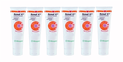 Renal K+ (Potassium Gluconate) Gel, 5 oz (6 Pack)