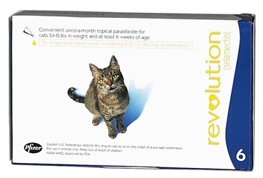 Revolution for Cats 5-15 lbs, Blue, 6 Pack