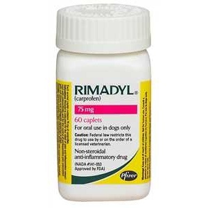 Rimadyl (Carprofen) 75 mg, 60 Caplets