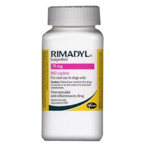 Rimadyl (Carprofen) 75mg, 180 Caplets