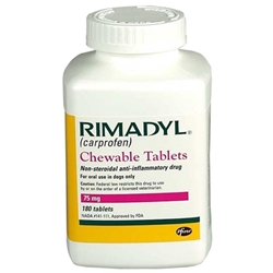 Rimadyl (Carprofen) 75mg, 180 Chewable Tablets