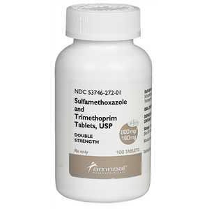 SMZ-TMP DS (Sulfamethoxazole, Trimethoprim DS) 960 mg, 60 Tablets