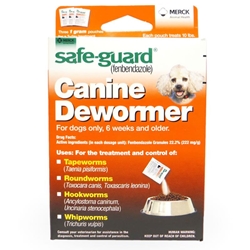 Safe-Guard (Fenbendazole) Canine Wormer, 1 gm