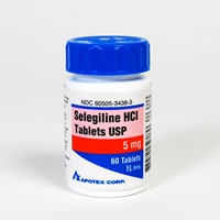 Selegiline HCL 5 mg, 30 Tablets