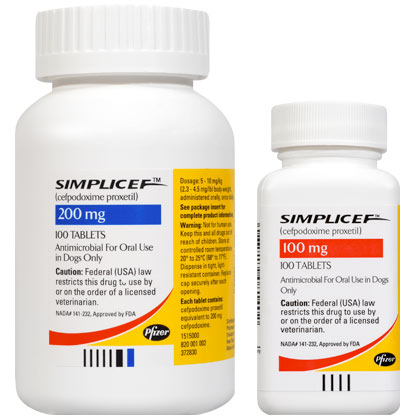 Simplicef 100 mg, 100 Tablets