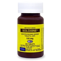 Soloxine (Levothyroxine) 0.6 mg, 250 Tablets