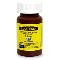 Soloxine (Levothyroxine) 0.8 mg, 250 Tablets