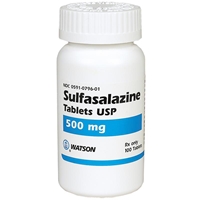 Sulfasalazine 500 mg, 100 Tablets