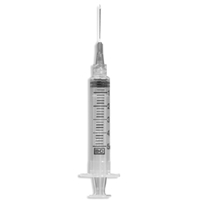 Syringe 3 cc, 22 gauge x 3/4 in, LL, BD, 100