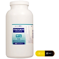 Tetracycline 500 mg, 1000 Capsules