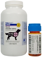 Pala-Tech Canine Thyroid Chewable Tablets, 0.6mg, 180 Count