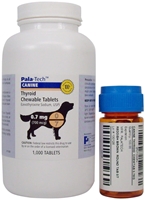 Pala-Tech Canine Thyroid Chewable Tablets, 0.7mg, 180 Count
