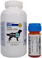 Pala-Tech Canine Thyroid Chewable Tablets, 0.8mg, 180 Count