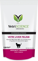 Vetri-Liver Feline For Cats, 120 Soft Chews