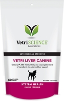 Vetri-Liver Support for Dogs, 60 Chicken Flavored Soft Chews