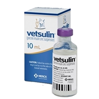 Vetsulin Insulin, 40 IU/mL, 10 mL     