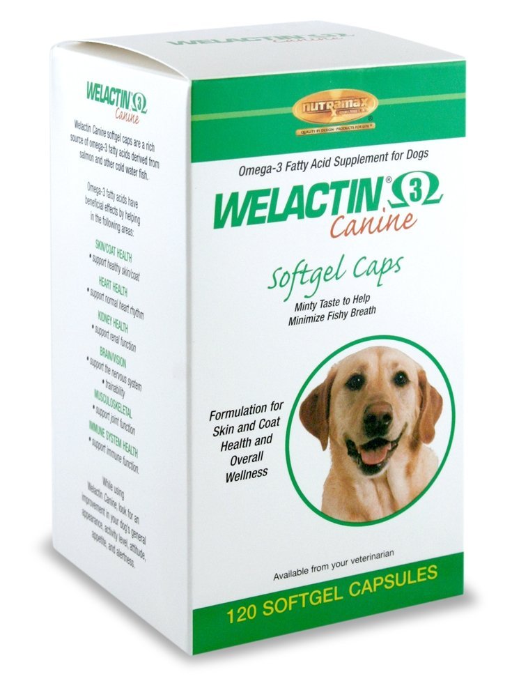 Welactin 3 Canine, 120 Softgel Capsules