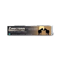 Zimecterin Gold (Ivermectin/Praziquantel) Paste, 0.26 oz (7.35g)