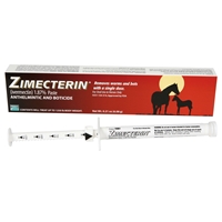 Zimecterin (Ivermectin) Paste 1.87%, 0.21 oz (6.08g)