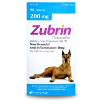 Zubrin (tepoxalin) 200 mg, 90 Tablets