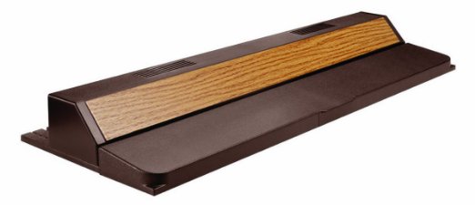 Aqueon Fluorescent Deluxe Full Hood Oak, 20"