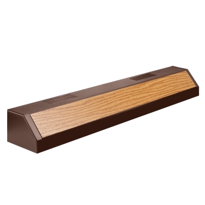 Aqueon Fluorescent Strip-Lights Oak Finish, 24"