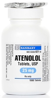 Atenolol 25 mg, 100 Tablets