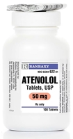 Atenolol 50 mg, 100 Tablets