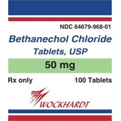 Bethanechol 50 mg, 100 Tablets