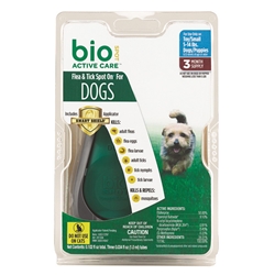 Bio Spot Active Care Flea & Tick Spot On for Dogs 5-14 lbs, 3 Pack : VetDepot.com