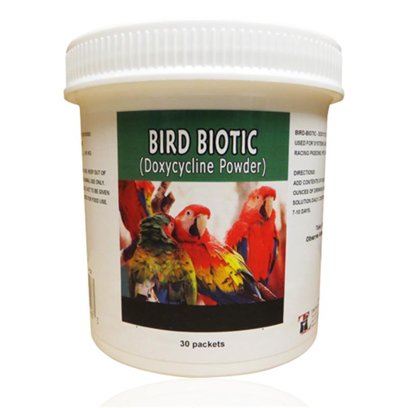 Bird Biotic (Doxycycline) Powder 100 mg, 30 Packets