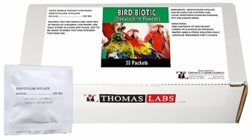 Bird Biotic (Doxycycline) Powder 100 mg, 60 Packets