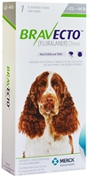 Bravecto 500 mg for Dogs 22-44 lbs, 1 Chewable Tablet (Green)