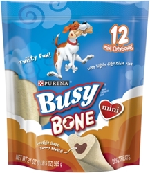 Busy Bone Mini, 21 oz - 4 Pack