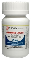 Carprofen 25 mg, 180 Caplets : VetDepot.com