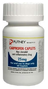 Carprofen 25 mg, 180 Caplets : VetDepot.com