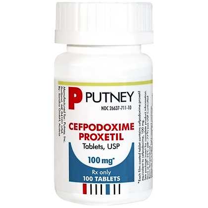 Cefpodoxime Tabs 100 mg, 100 Tablets