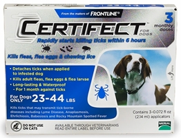 Certifect for Dogs 23-44 lbs, 3 Month (Blue)